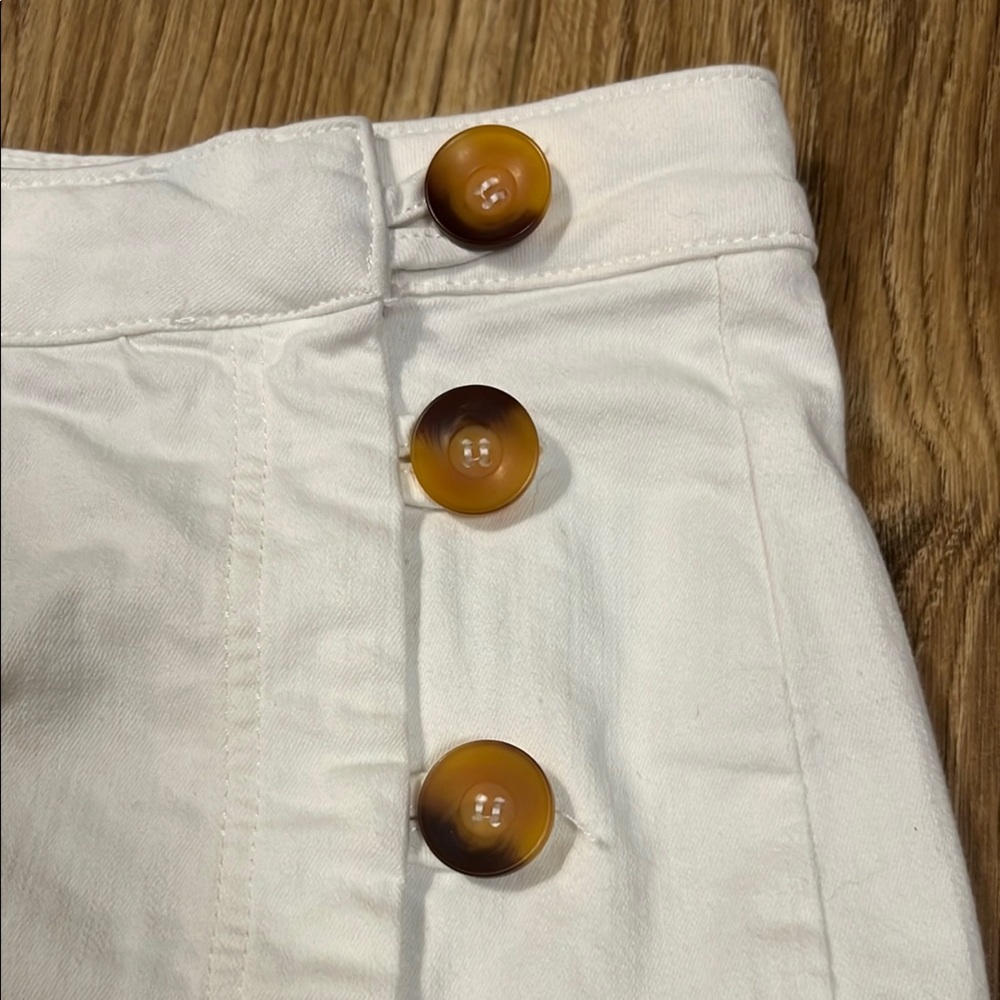 Free People Button Up Mini Skirt - Picture 3 of 4